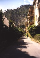 eine verlassene Straße in Copanello