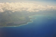 Blick auf die Nordküste der Dominikanischen Republik